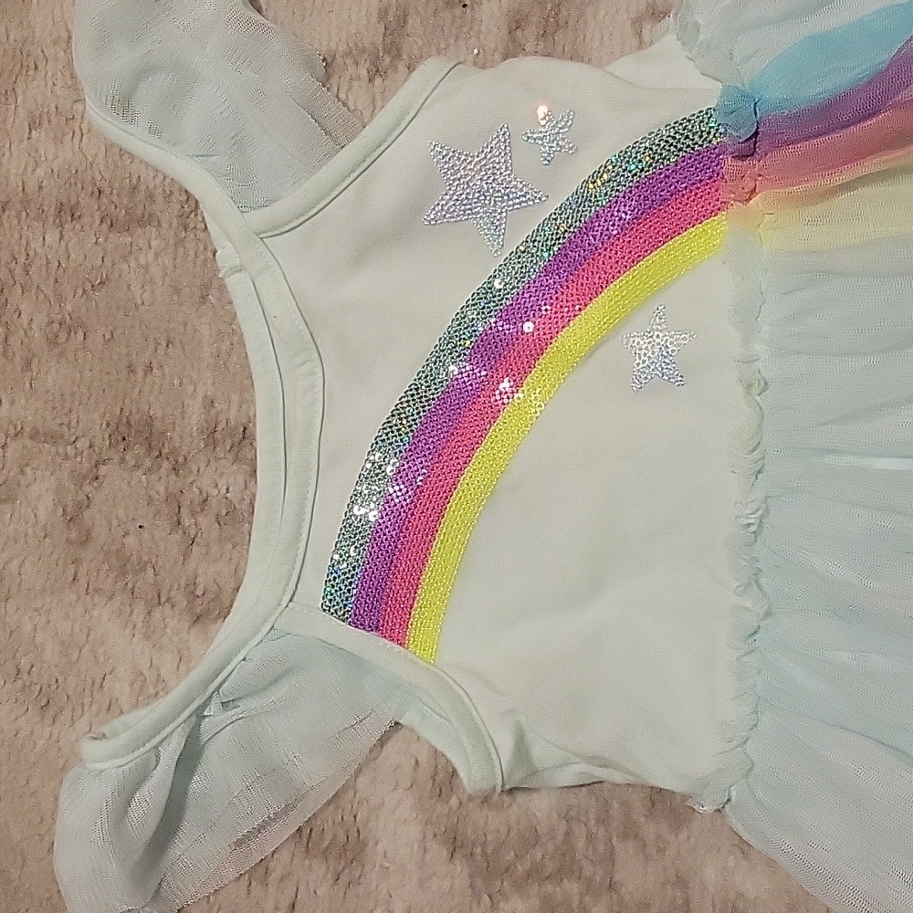 Cat & Jack Rainbow Tulle Dress - Picture 2 of 5